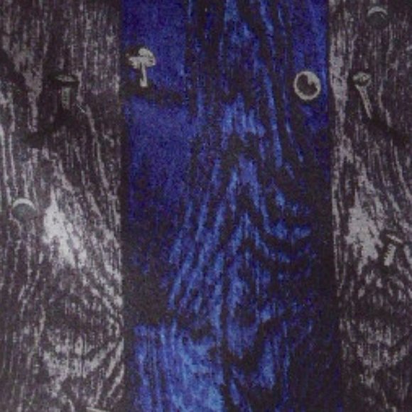 GIANFRANCO FERRE SILK TIE Italy vertical stripe blue gray black art to wear